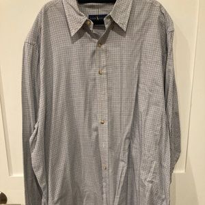 Mens Tall Ralph Lauren Plaid Dress Shirt